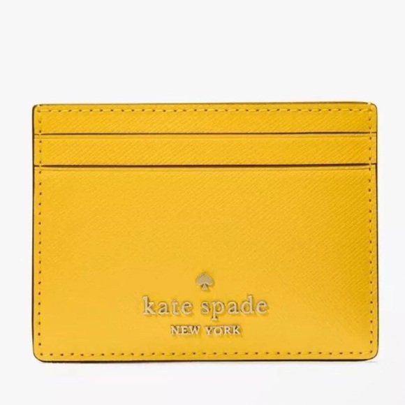 Kate Spade Daffodil Madison Small Slim Card Holder - Picture 6 of 8